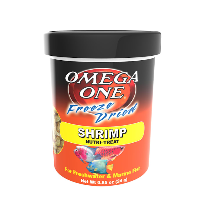 Omega One Freeze Dried Shrimp, .85 oz.
