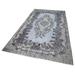 Blue 65" x 121" L Area Rug - Lofy Rectangle Oyma Vintage Rectangle 5'5" X 10'1" Area Rug 121.0 x 65.0 x 0.4 in Cotton | 65" W X 121" L | Wayfair