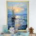 Breakwater Bay Boat Sailing Reflections V - Coastal Boat Canvas Art Print Canvas, Cotton | 20 H x 12 W x 1 D in | Wayfair