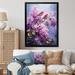 Red Barrel Studio® Lilacs Lilac Serenade IV Framed On Canvas Print, Cotton in Indigo | 44" H x 34" W x 1.5" D | Wayfair