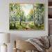 Red Barrel Studio® Birch Woods Silent Woods I On Canvas Print Metal in Blue/Green/White | 24 H x 32 W x 1 D in | Wayfair