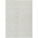 Gray/White 168 x 120 x 0.19 in Area Rug - Bungalow Rose Fontane Indoor/Outdoor Area Rug w/ Non-Slip Backing | 168 H x 120 W x 0.19 D in | Wayfair