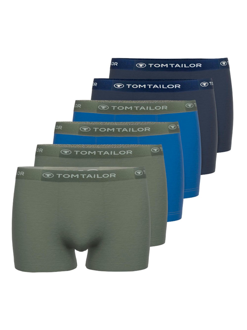 Tom Tailor Boxershort 6er Pack Herren blau, XXL Image