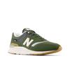 Sneaker NEW BALANCE "CM997 "Classic"", Gr. 42, grün (olivgrün), Leder, Textil, sportlich, Schuhe