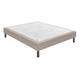 Sommier confort médium + pieds l 120x190