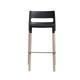 Tabouret design en bois gris