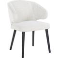 Chaise Polyester Blanc H. assise 49 cm