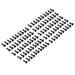 100pcs Bass Guitar Pickguard Screws Cavity Cover Jack Cover Plate screw For Electric Guitar Bass Use(Black)