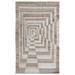 Rina 8 x 10 Indoor Outdoor Large Area Rug, Beige Ivory Abstract Patterns - 8 x 10