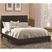 Leather Upholstered Platform Bed