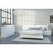 Nexera District 6 Piece Bedroom Set, White