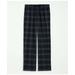 Brooks Brothers Men's Cotton Flannel Tartan Lounge Pants | Navy | Size XL