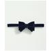 Brooks Brothers Men's Silk Blend Velvet Bow Tie | Navy