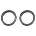 1 Pair ABS Gymnastic Ring Fitness Rings Workouts Ring Home Fitness Ring Pro Gym Ring for Fitness Use (Black)