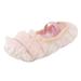 nsendm Female Shoes Little Kid Simple Shoe Dance Shoes Dancing Ballet Performance Indoor Chain Flower Knot Yoga Practice Dance Shoes Kids Slip on Shoes Pink 11.5