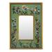 'Emerald Fields' - Collectible Glass Vibrant Green Mirror