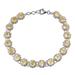 Golden Enchantment,'Tennis Bracelet Set with 21 Carats of Citrine Gemstones'