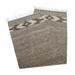 Subtle Shades,'Hand Loomed Grey and Wheat Runner Rug (2x6.5)'