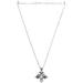 Stylish Fleur de Lis,'Fleur de Lis Themed Men's Sterling Silver Pendant Necklace'