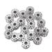 20pcs 20mm Diameter Domestic Sewing Machine Metal Bobbins