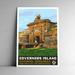 Governors Island National Monument Vintage Travel Poster / Postcard WPA Style Retro