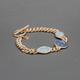 Lucky Brand Celestial Enamel Link Toggle Bracelet - Women's Ladies Accessories Jewelry Bracelets in Silver