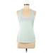 Athleta Active Tank Top: Blue Activewear - Women's Size Medium