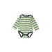 Baby Gear Long Sleeve Onesie: Blue Bottoms - Size 6-9 Month