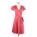 Calypso by Christiane Celle Casual Dress: Pink Dresses - Women's Size X-Small