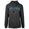 Men's Levelwear Black San Jose Sharks Podium Fleece Pullover Hoodie