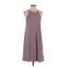 Gap Casual Dress - A-Line Crew Neck Sleeveless: Pink Print Dresses - Women's Size Small