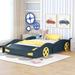 Racing Car Platform Beds w/ Wheels, Storage, Guardrails