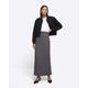 River Island Womens Grey Belted Maxi Skirt