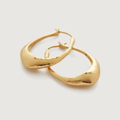 Gold Deia Medium Hoop Earrings