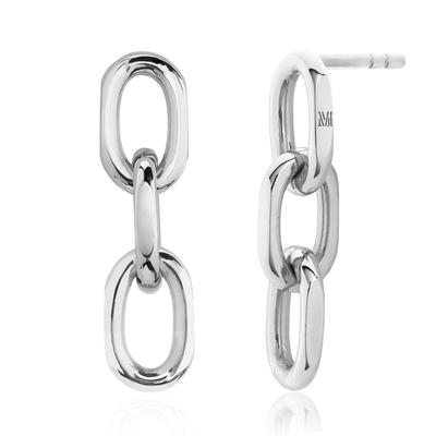 Sterling Silver Alta Capture Mini Link Earrings