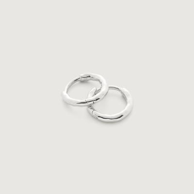 Sterling Silver Siren Muse Mini Huggie Earrings