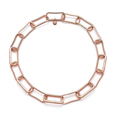 Rose Gold Alta Capture Large Link Necklace Adjustable 43cm/17'
