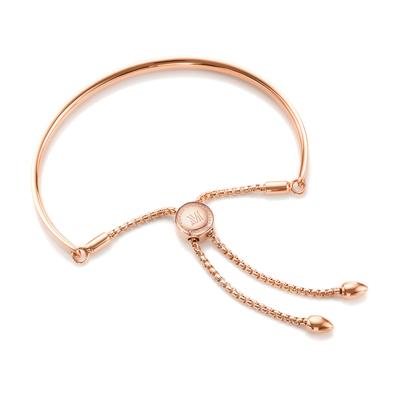 Fiji Friendship Petite Chain Bracelet, Rose Gold Vermeil on Silver