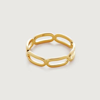 Gold Paperclip Stacking Ring