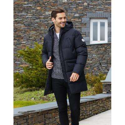 Black Longline Padded Jacket