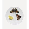 Astier de Villatte Three Butterflies Plate One size