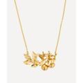 Alex Monroe 22ct Gold-Plated Orange Blossom Branch with Hanging Oranges Pendant Necklace One size