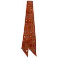 Hermès Twilly 86 silk scarf