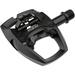 MSW Flip I Pedals - Single Side Clipless with Platform Aluminum 9/16 Intense Black