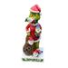 Act Now! Gomind Christmas Gr1nch Resin Ornaments Gr1nch Christmas Collectible Action Figure Table Decorations Indoor Gr1nch Theme Tabletop Decorations for Christmas Multicolor