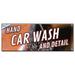 Hand Car Wash and Detail | 24 X 72 Banner | Heavy Duty 13oz. Outdoor Vinyl Single Sided With Grommets | Made in The USA