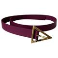Bottega Veneta Triangle leather belt