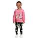 Disney Minnie and Daisy Toddler Girlsâ€™ Crewneck Sweatshirt and Leggings Outfit Set 2-Piece Set Sizes 2T-4T