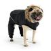 GF Pet Creekside Dog Snowsuit Two-Piece Elasto-Fit Technology Water-Resistant Black Large