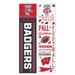 Wisconsin Badgers 47" Double Sided Fall Leaner Fan Sign